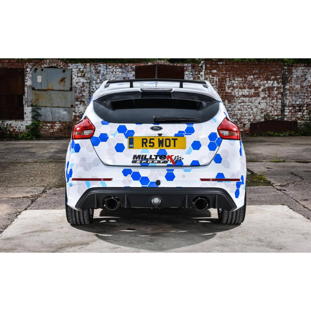 MILLTEK SSXFD183 Cat-back Dual GT115 FORD Focus Mk3 RS 2.3L EcoBoost 4wd 5-Door Hatchback Photo-2