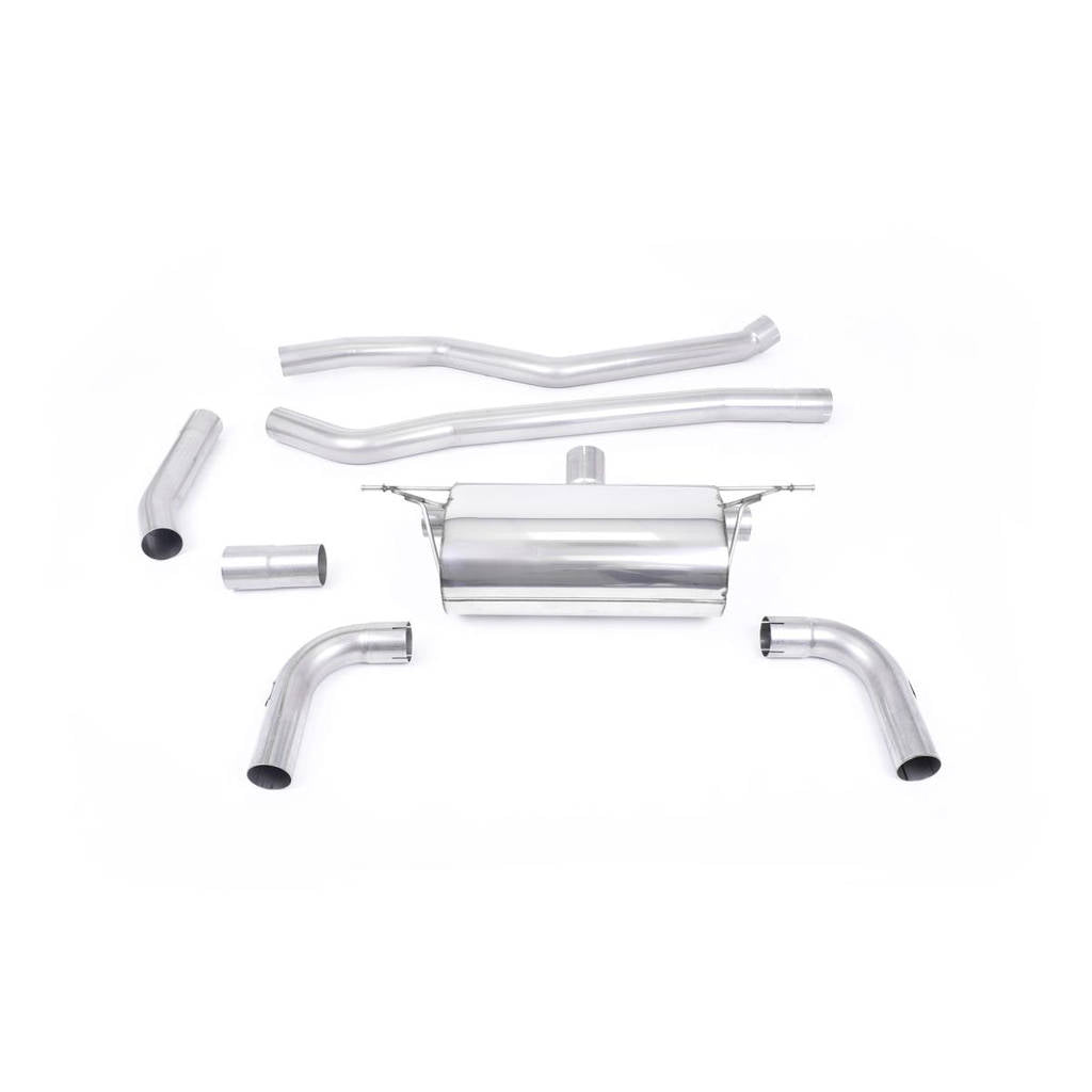 MILLTEK SSXBM1069 Cat-back Twin 90mm GT90 BMW 3 Series F30 320i L M Sport (Long Wheel Base - inc LCI) Photo-0