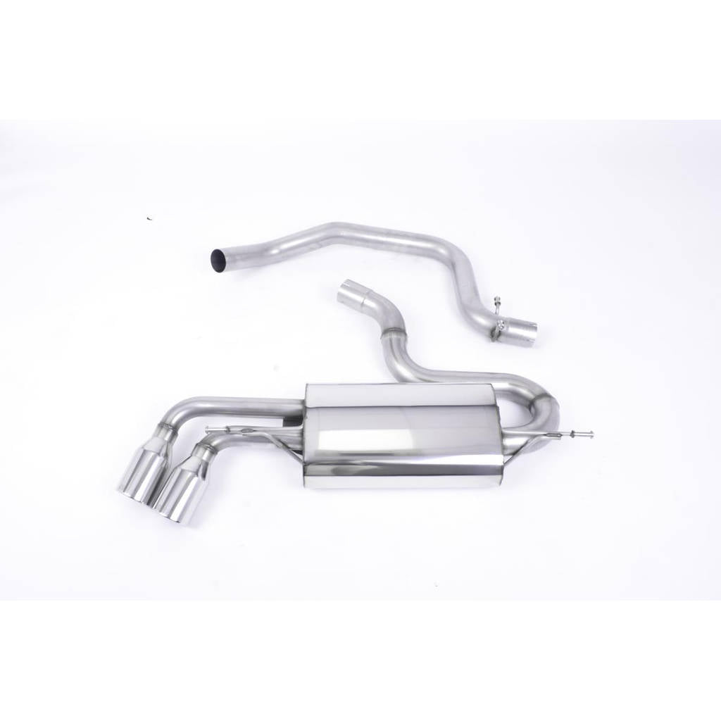 MILLTEK SSXAU145 Cat-back Twin 90mm Jet AUDI TT Mk2 2.0 TFSi 2WD Photo-0