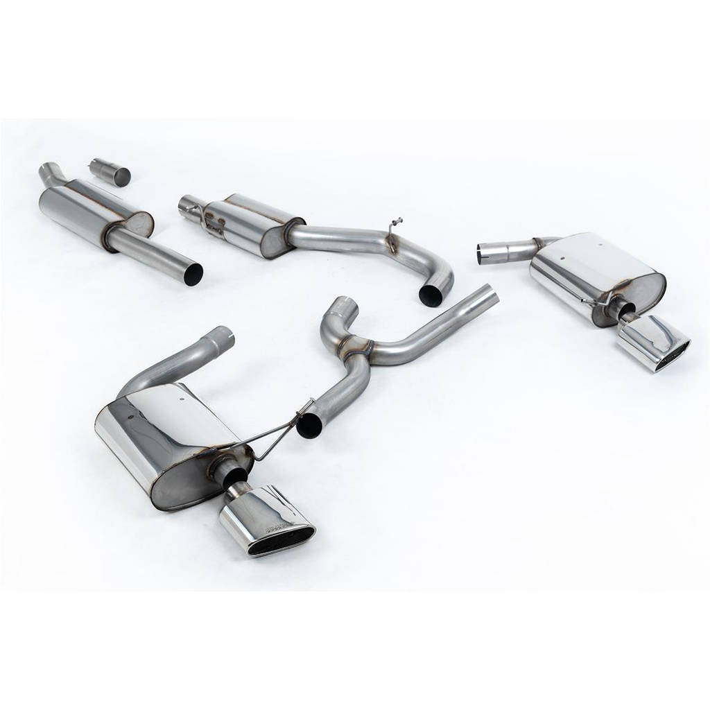 MILLTEK SSXSE195 Cat-back 152x76mm Oval ECA SEAT Leon ST Cupra 300 (4x4) Photo-0