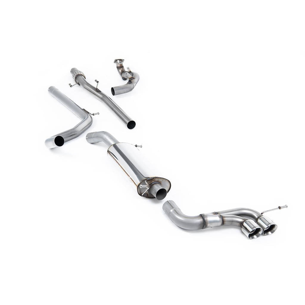 MILLTEK SSXSE144 Turbo-back excluding Hi-Flow Sports Cat Twin 80mm GT80 SEAT Ibiza Cupra/Bocanegra 1.4 TSI 180PS Photo-0