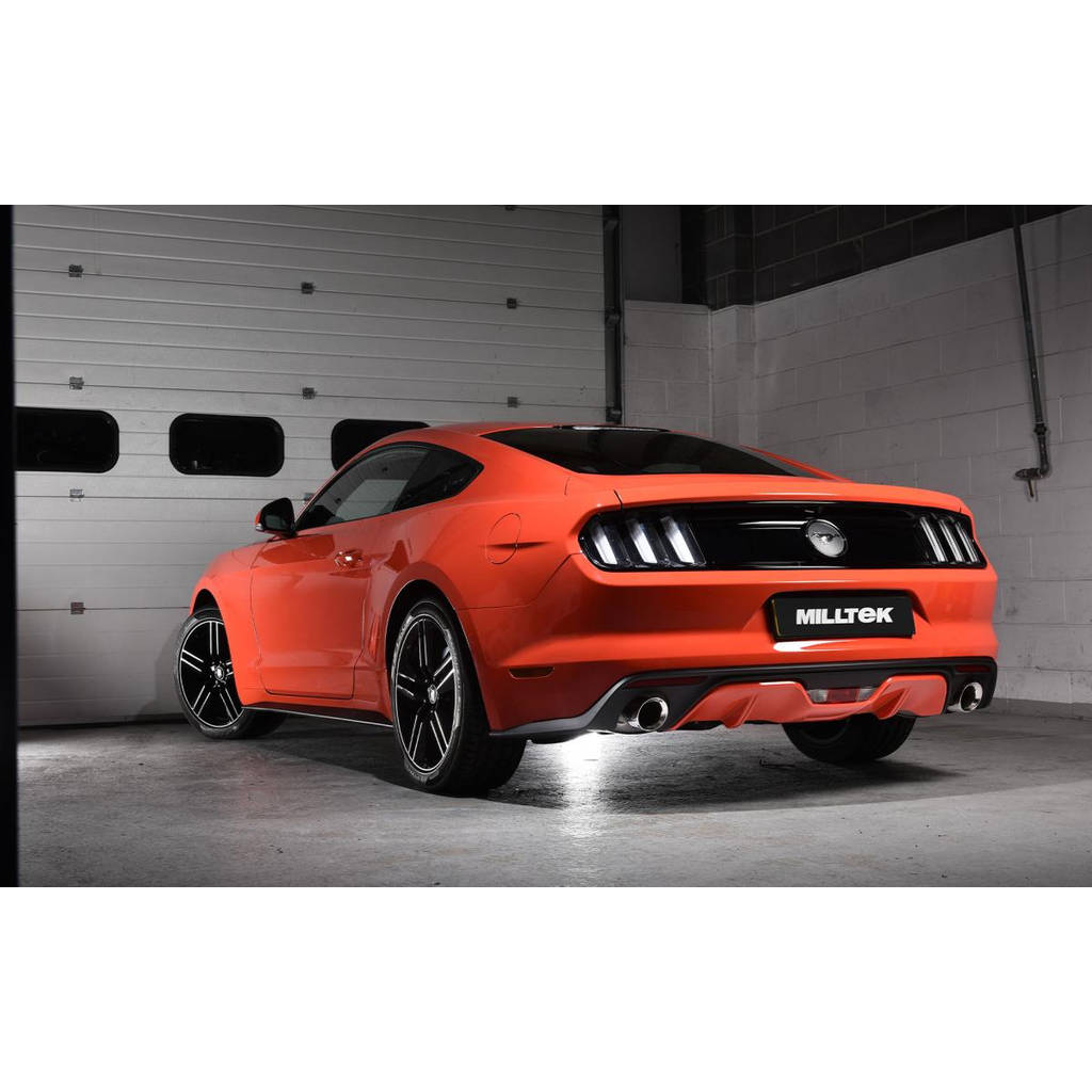 MILLTEK SSXFD173 Cat-back 100mm GT ECA FORD Mustang 2.3 EcoBoost (Fastback) Photo-4