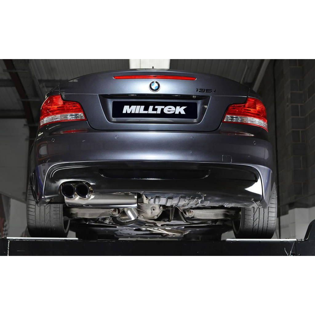 MILLTEK SSXBM948 Secondary Cat-back Twin 80mm GT80 ECA BMW 1 Series 135i Coupé E82 and Cabriolet E88 (N54) Photo-3