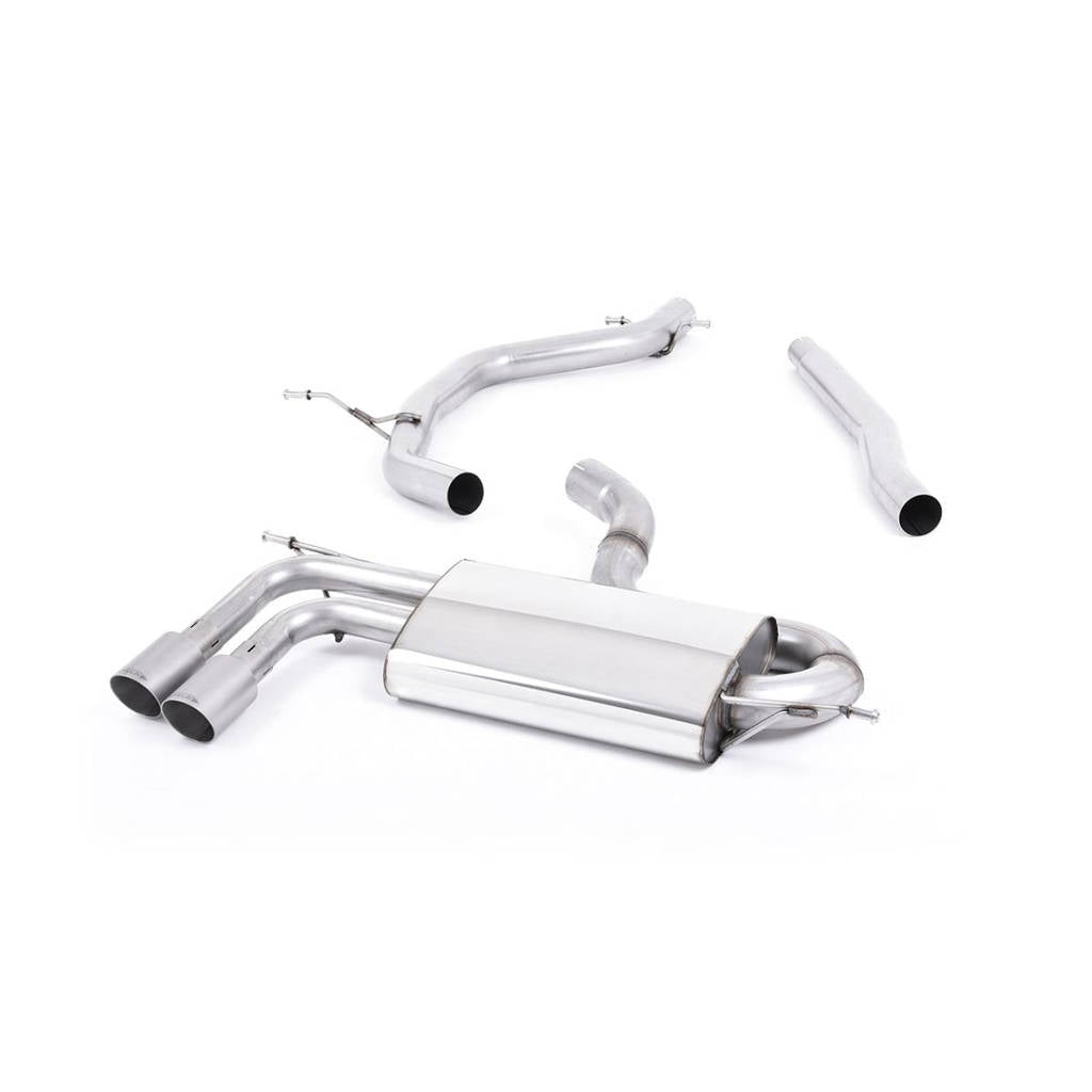 MILLTEK SSXAU570 Particulate Filter-back Twin 80mm GT80 AUDI A3 2.0 TDI 170bhp 2WD 3 door DPF Photo-0