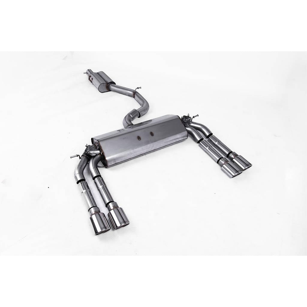 MILLTEK SSXAU478 Cat-back ECA AUDI S3 2.0 TFSI quattro Saloon&Cabrio 8V Photo-0
