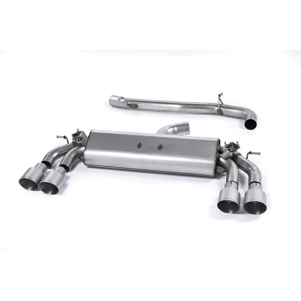 MILLTEK SSXAU394 Cat-back Quad 100mm GT100 AUDI S3 2.0 TFSI quattro 3-Door 8V Photo-0