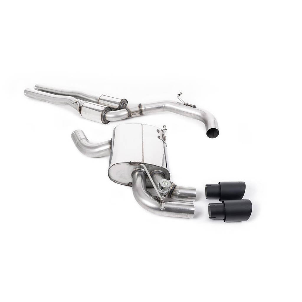 MILLTEK SSXAU278 Cat-back Twin 90mm GT90 ECA AUDI RS3 Sportback S tronic (8P) Photo-0