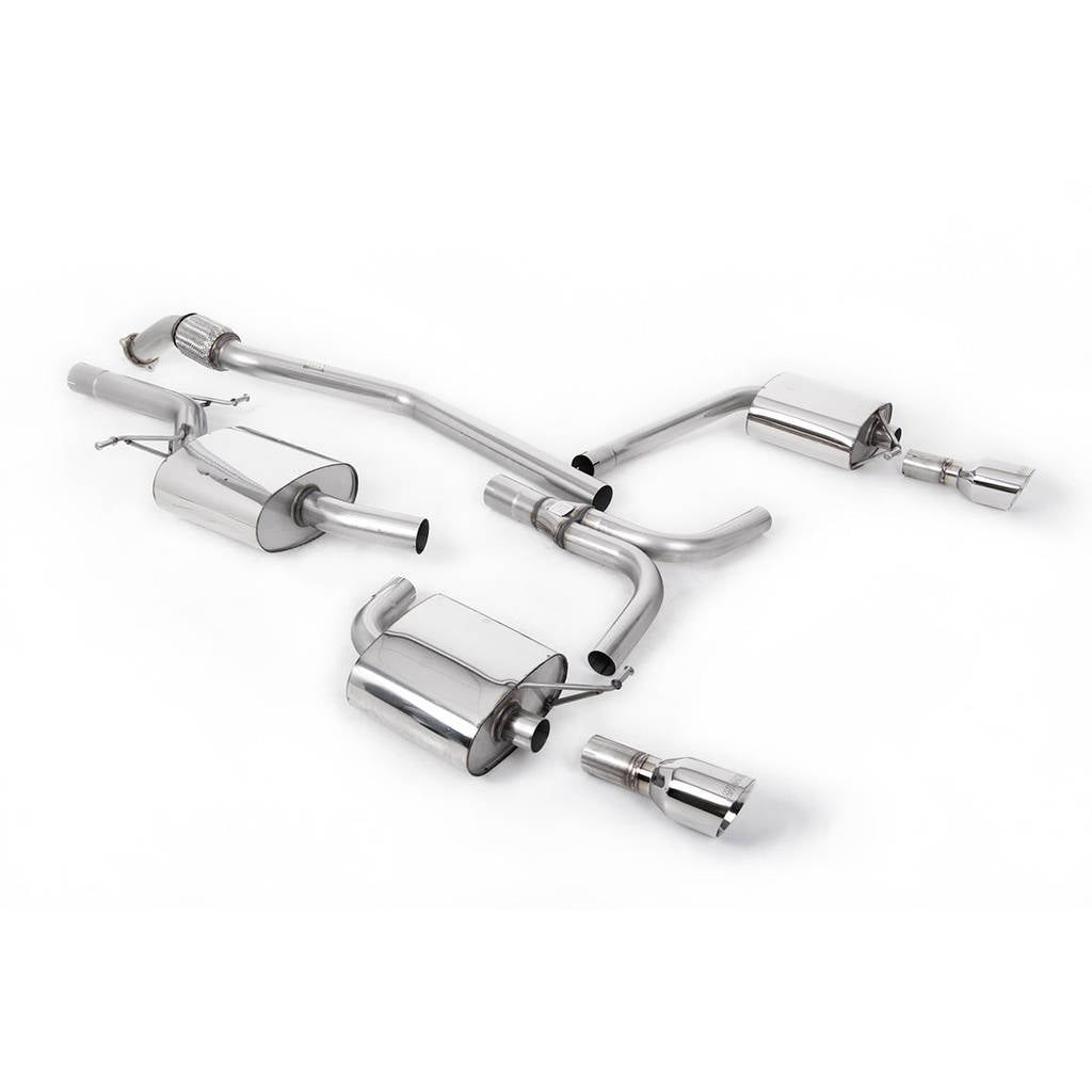 MILLTEK SSXAU318 Cat-back Dual 100mm GT100 AUDI A5 Sportback 2.0 TFSI 2WD and quattro Manual Photo-0