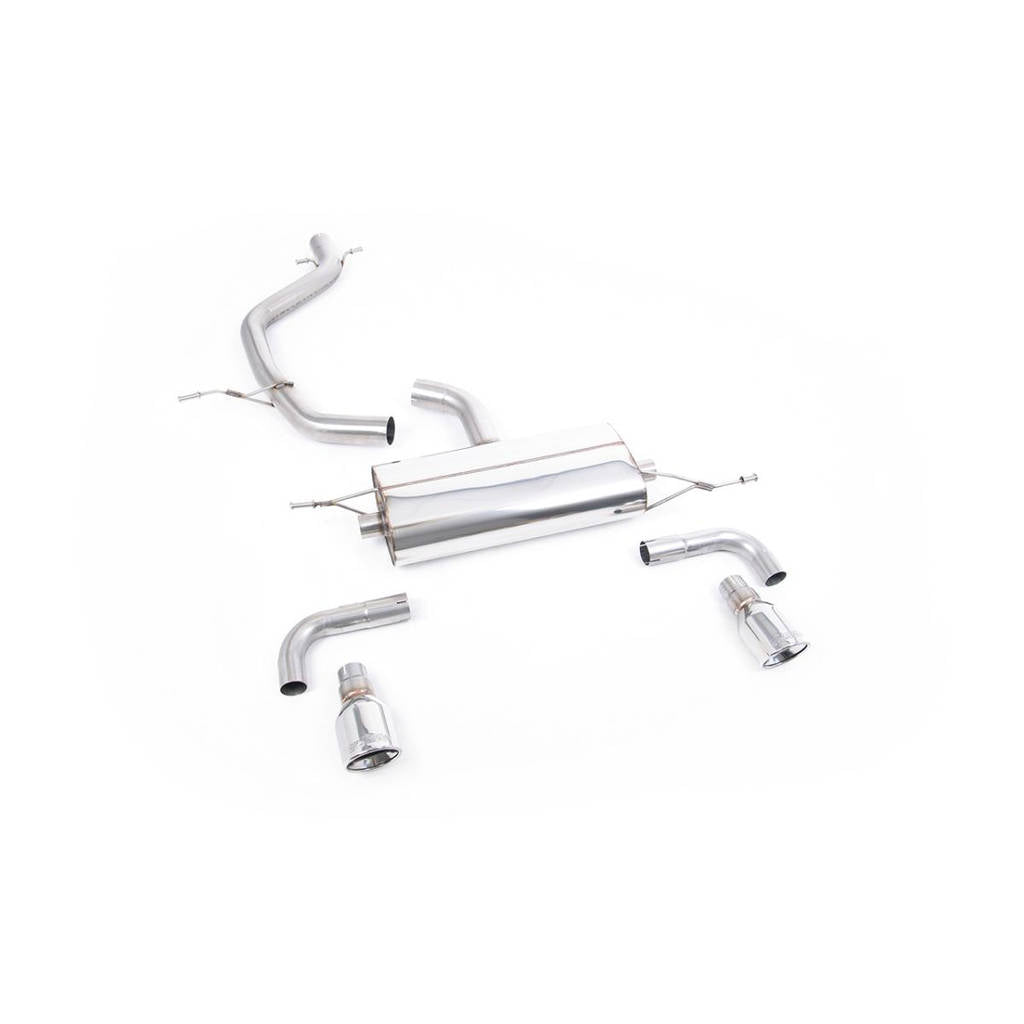 MILLTEK SSXVW112 Cat-back Dual 100mm Jet VW Golf Mk6 GTi 2.0 TSI 210PS Photo-0