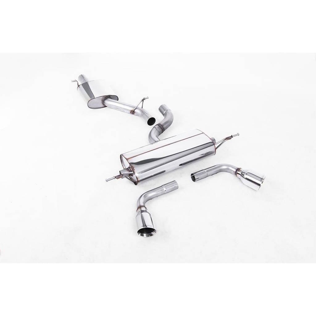 MILLTEK SSXAU236 Cat-back Single 100mm GT100 AUDI TT Mk2 3.2 quattro Photo-0