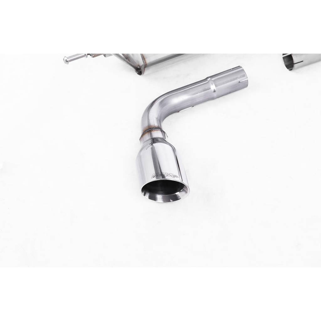 MILLTEK SSXAU236 Cat-back Single 100mm GT100 AUDI TT Mk2 3.2 quattro Photo-1
