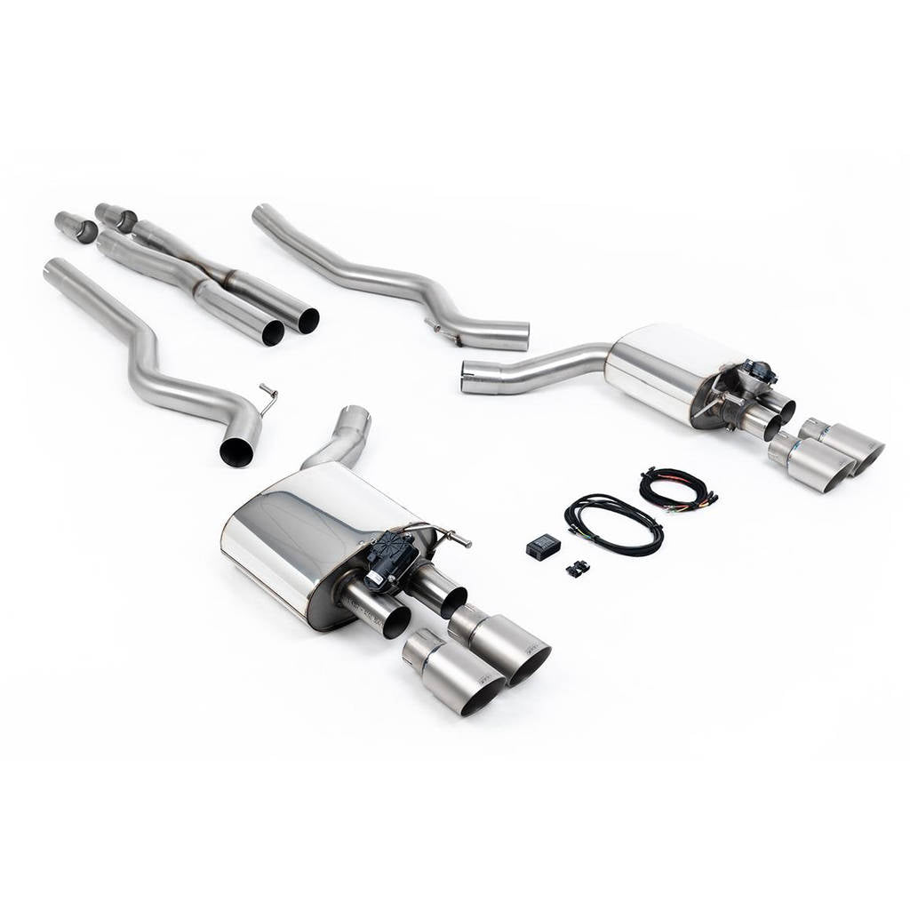 MILLTEK SSXFD228 Cat-back Quad 90mm GT90 FORD Mustang 5.0 V8 GT (Fastback) Photo-0