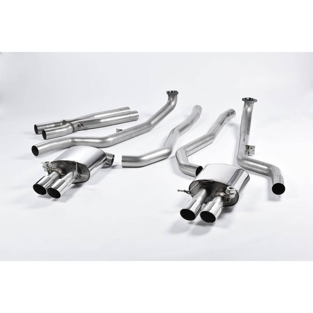 MILLTEK SSXBM1016 Cat-back Quad 90mm GT90 ECA BMW 5 Series M5 Saloon M TwinPower Turbo V8 (F10) Photo-0