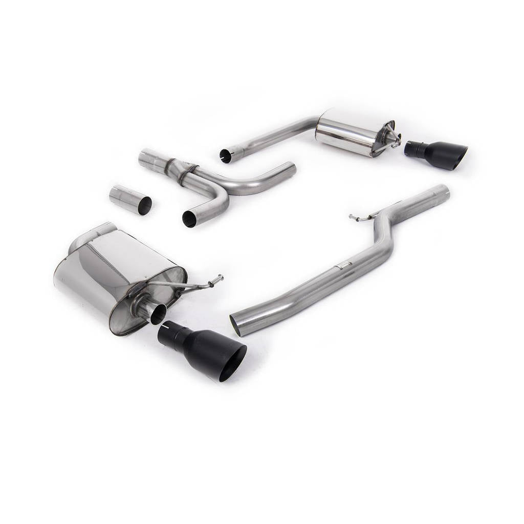 MILLTEK SSXAU440 Cat-back 100mm GT100B AUDI A5 Cabriolet 3.0 TDi (DPF) quattro Photo-0