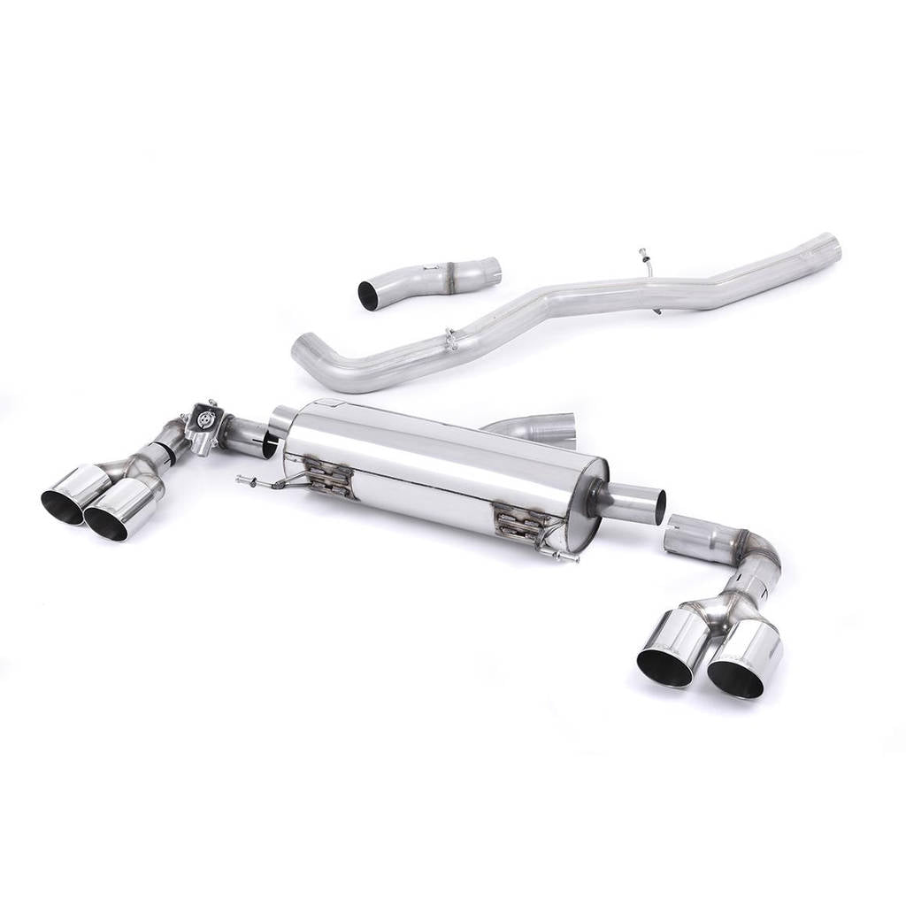MILLTEK SSXAU492 Cat-back Polished GT90 AUDI S1 2.0 TFSI quattro Photo-0