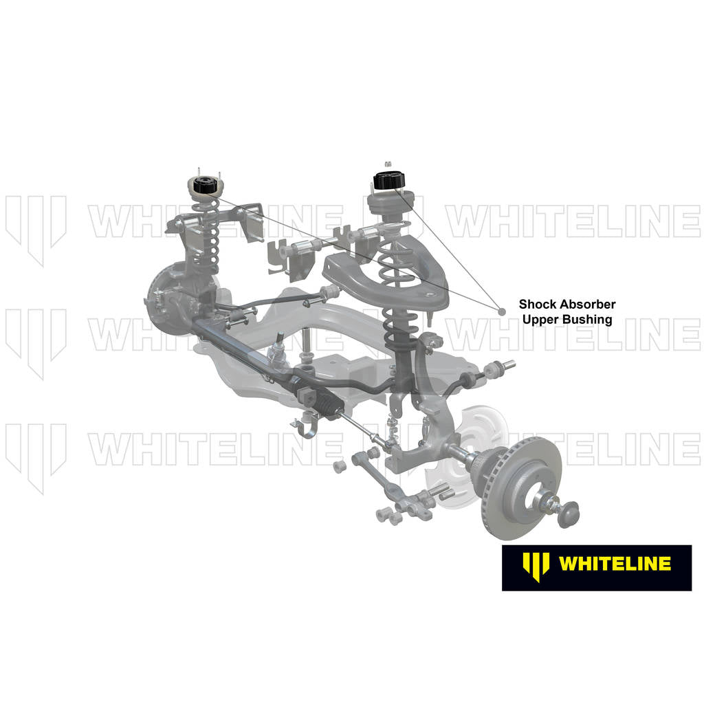WHITELINE W31783 Front Shock Absorber - Upper Bushing Kit for Ford Falcon/Fairlane EF, EL Photo-1