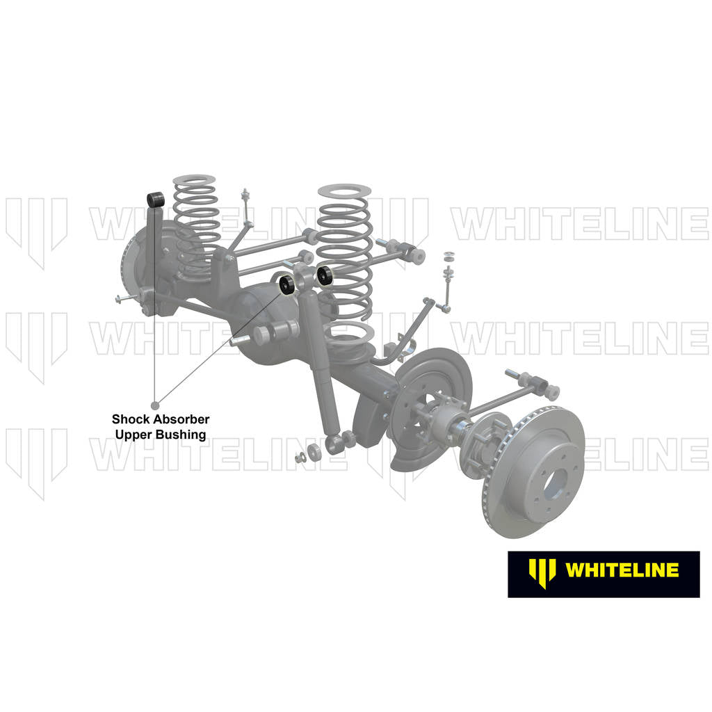 WHITELINE W32855 Rear Shock Absorber - Upper Bushing Kit for Mitsubishi Magna TH-TW Wagon Photo-1