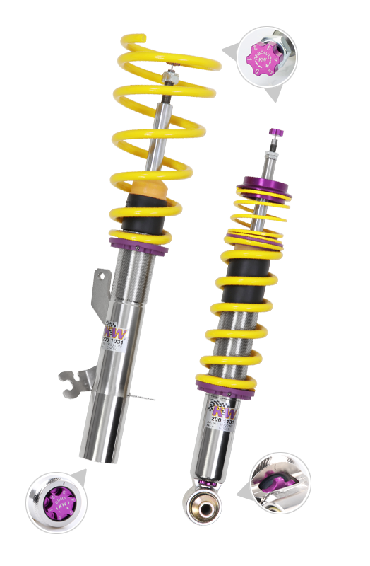 KW 3521000L Coilover Kit INOX V3 AUDI RS6; (4F) Photo-1