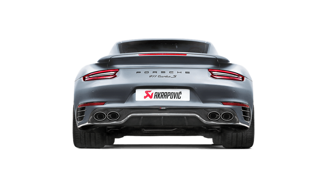 AKRAPOVIC DI-PO/CA/4/G PORSCHE 911 TURBO / TURBO S (991.2) 2016-2019 Rear Carbon Fiber Diffuser - High Gloss ABE Type Approval Photo-2