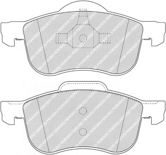 FERODO FCP1382H DS2500 Brake pads Photo-0