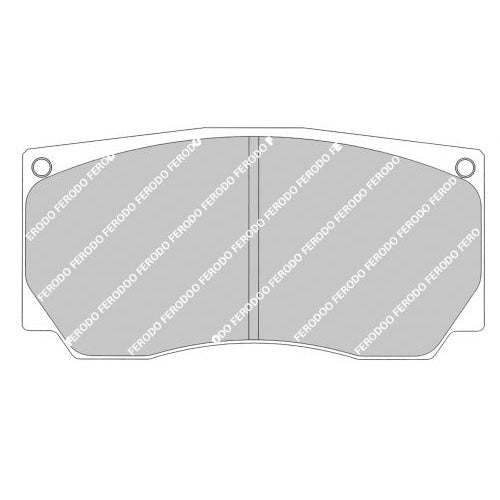 FERODO FRP3088R Front Brake Pads DS3000 for MITSUBISHI EVO IX / X Gr.N Asphalt Photo-0