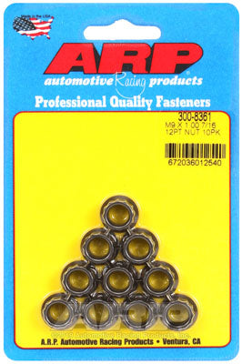 ARP 300-8361 Nut Kit M9 x 1.00 12pt Photo-0