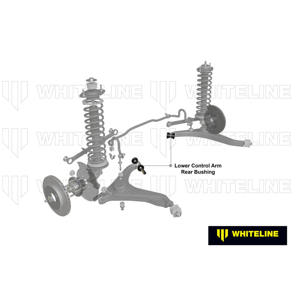 WHITELINE W51596 Rear Control Arm Lower Rear - Inner Bushing Kit for Mitsubishi Starion JA, JB, JD Photo-1