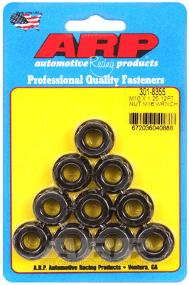 ARP 301-8355 Nut Kit M10 x 1.25. .375 height Photo-0