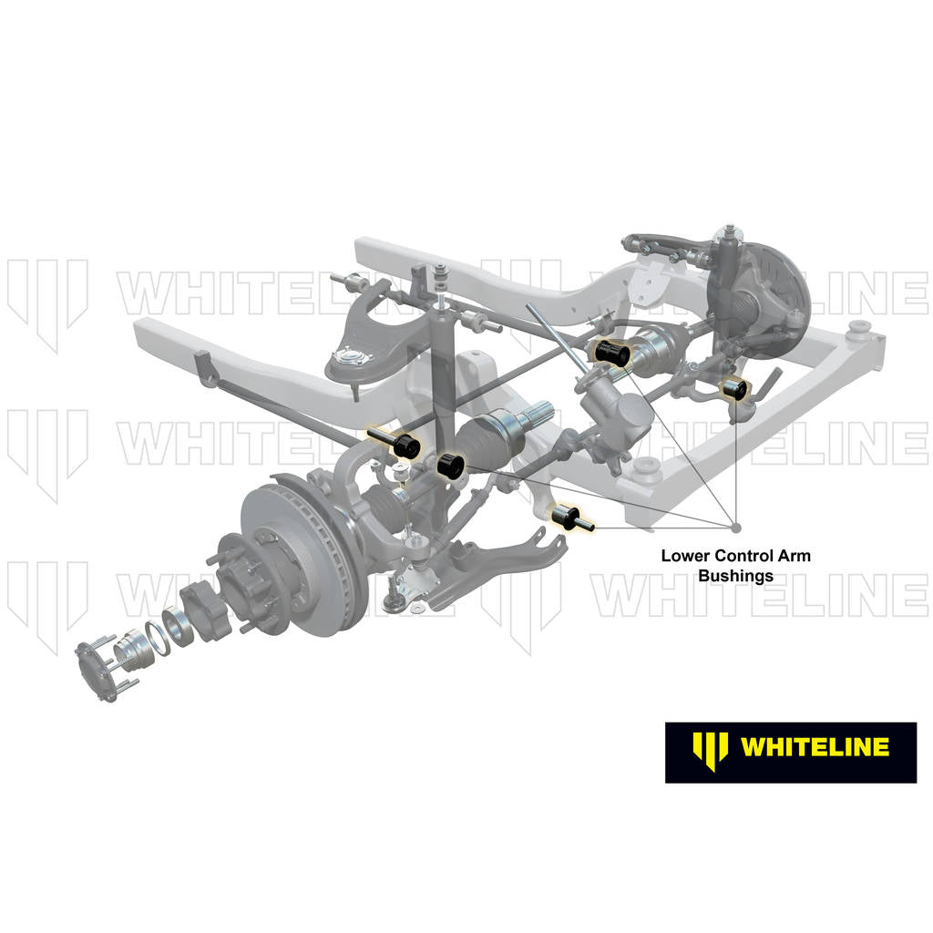 WHITELINE W52813 Front Lower Control Arm - Bushing Kit for Toyota HiLux, 4Runner/HiAce Photo-2