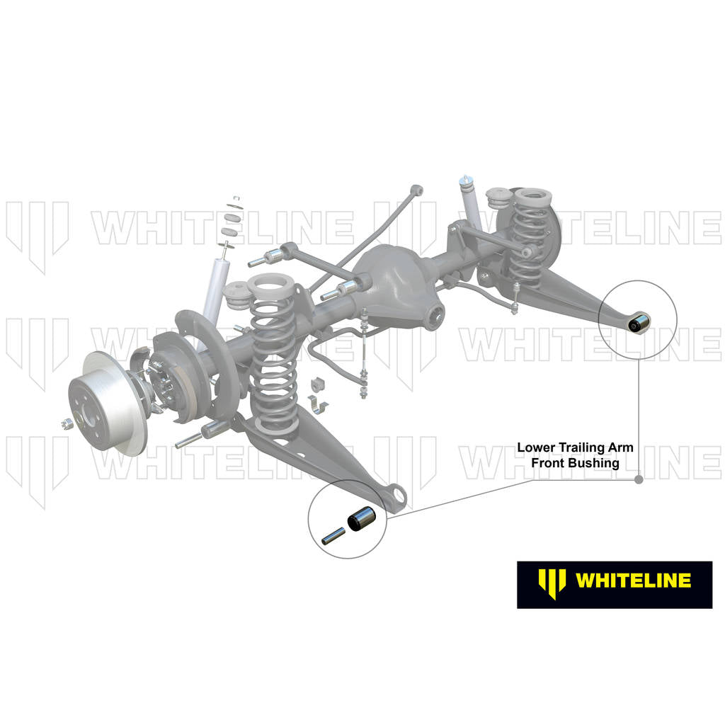 WHITELINE W61024 Rear Trailing Arm Lower - Front Bushing Kit for Holden Commodore VB-VS/HSV Photo-1