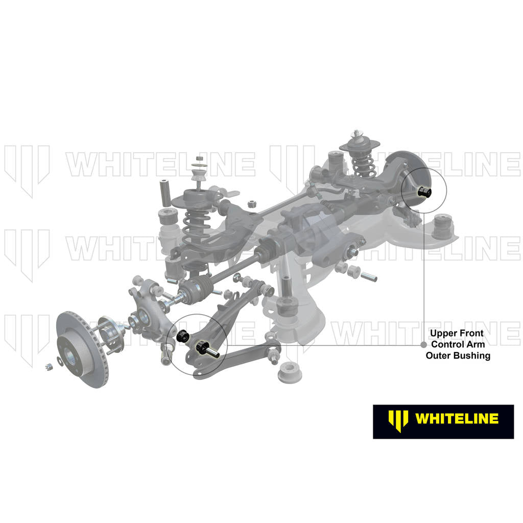 WHITELINE W63103 Rear Toe Arm Outer - Bushing Kit for Mazda RX-7 FD Series VI, VII, VIII Photo-1