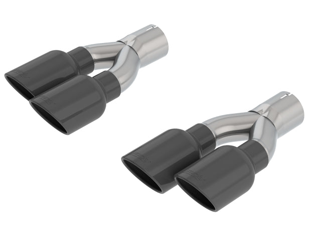 BORLA 60672BC JEEP Grand Cherokee TrackHAWK 6.2L V8 AT BLACK CHROME TIP OPTION Photo-0