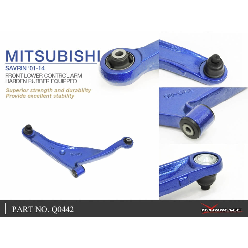 HARDRACE Q0442 FRONT LOWER CONTROL ARM MITSUBISHI SAVRIN '01-14 Photo-6