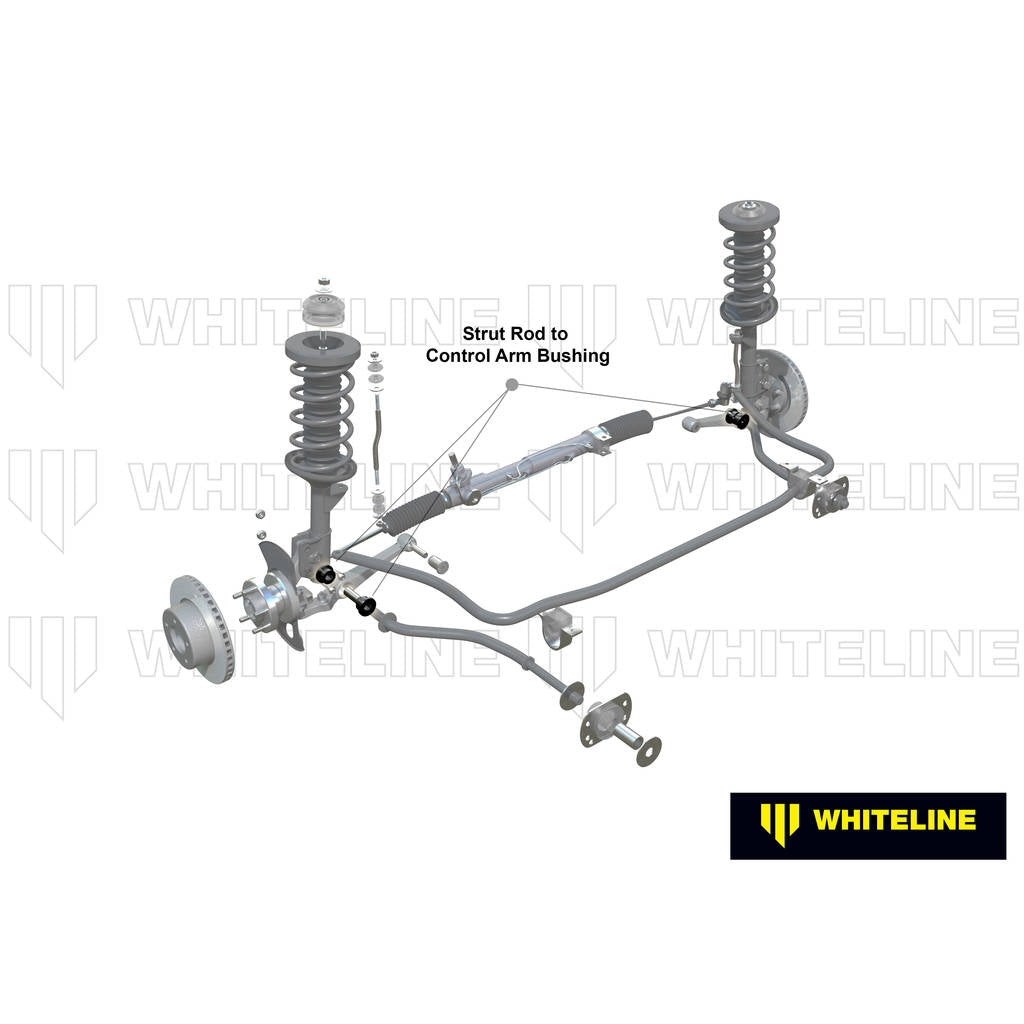 WHITELINE W82479 Front Lower Control Arm - Bushing Kit for BMW 6 series/M6 E24 Photo-1