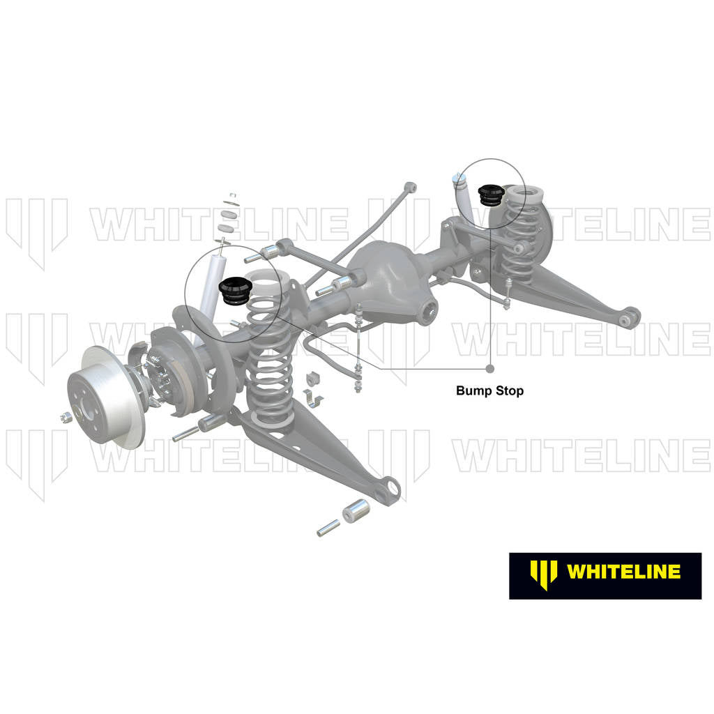 WHITELINE W92333 Rear Bump Stop - Bushing Kit for Holden Commodore VN-VS/HSV Ute Photo-1