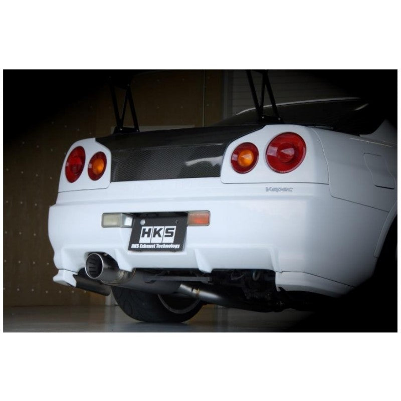 HKS 31029-AN013 Exhaust SUPER TURBO MATTE EDITION for NISSAN Skyline GT-R (R34) 1999-2002 Photo-1