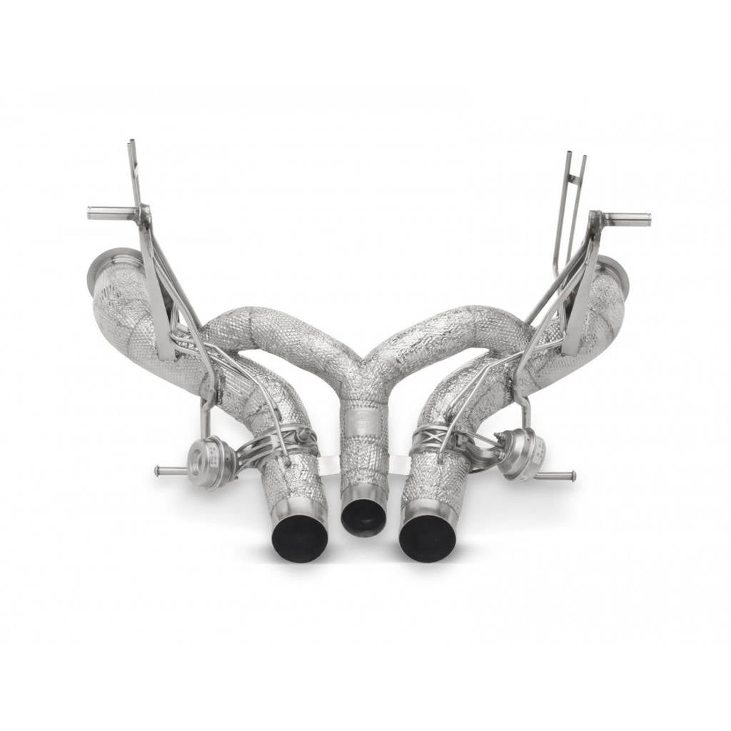 TUBI STYLE TSLAAVEC16.001.AT LAMBORGHINI AVENTADOR LP740-4 S STRAIGHT PIPES EXHAUST WITH VALVE Photo-0