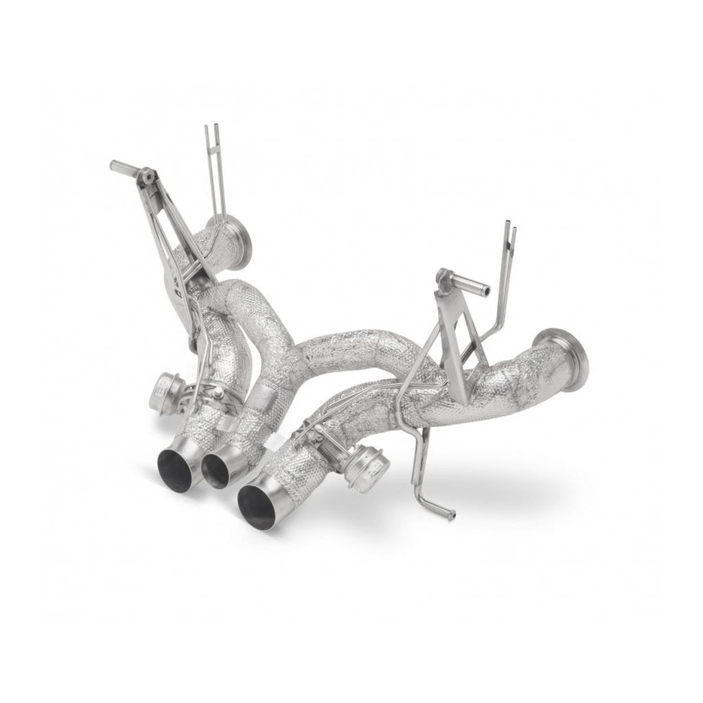 TUBI STYLE TSLAAVEC16.001.AT LAMBORGHINI AVENTADOR LP740-4 S STRAIGHT PIPES EXHAUST WITH VALVE Photo-1