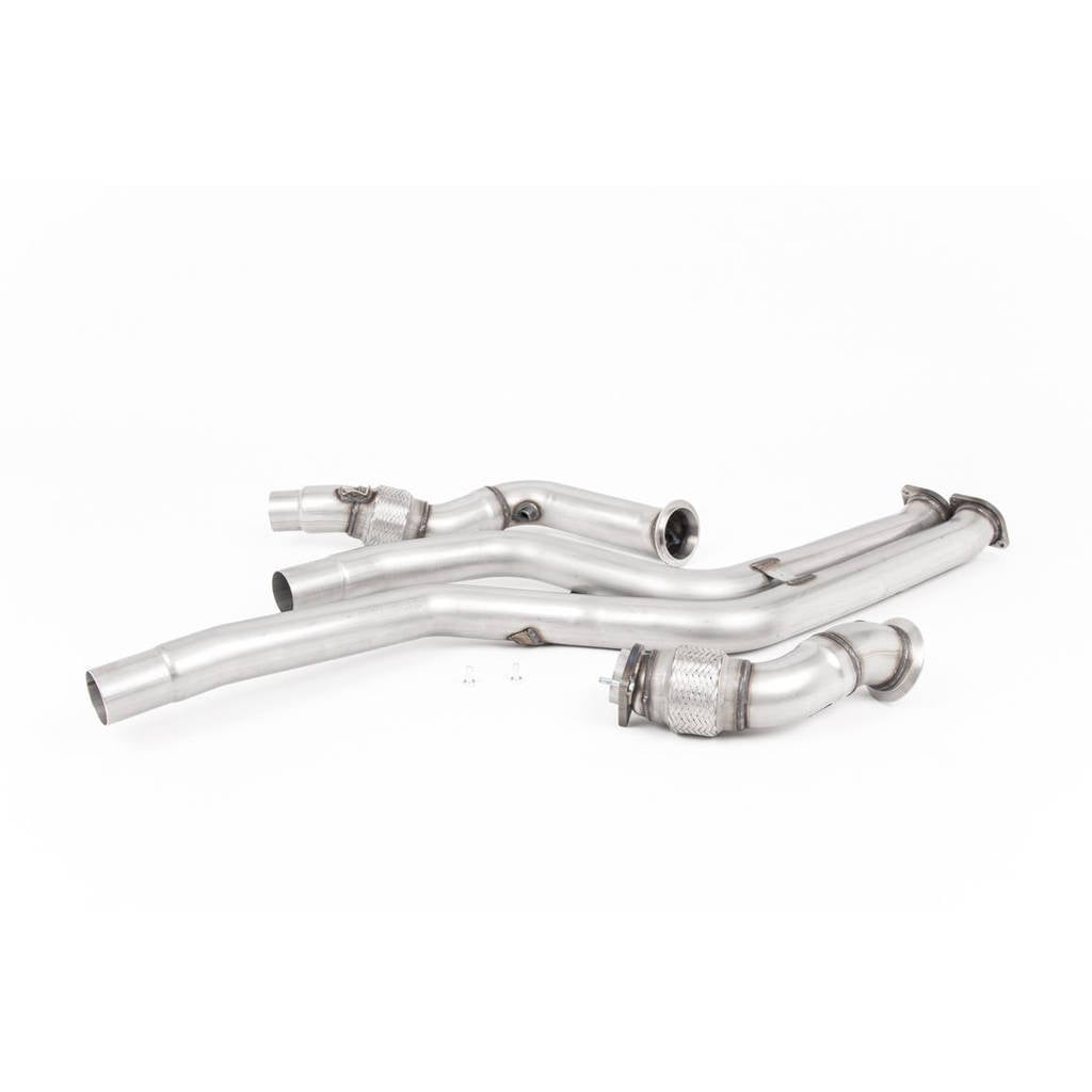 MILLTEK SSXBM1094 Large-bore Downpipes and Cat Bypass Pipes BMW M2 Competition Coupé (F87) GPF/OPF Photo-0