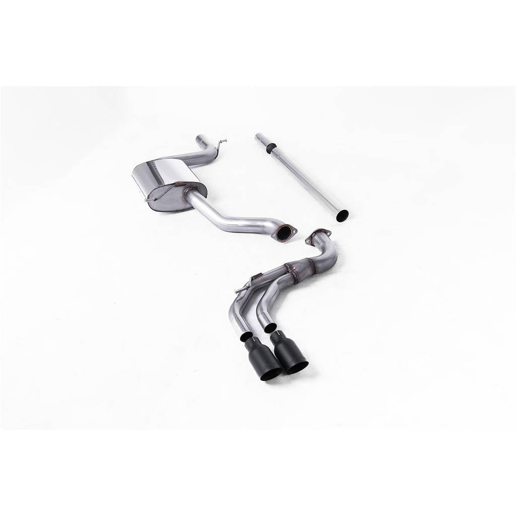 MILLTEK SSXSE193 Cat-back Twin 80mm GT80 VW Golf Mk7.5 1.5TSI Evo GT & R-Line Photo-0