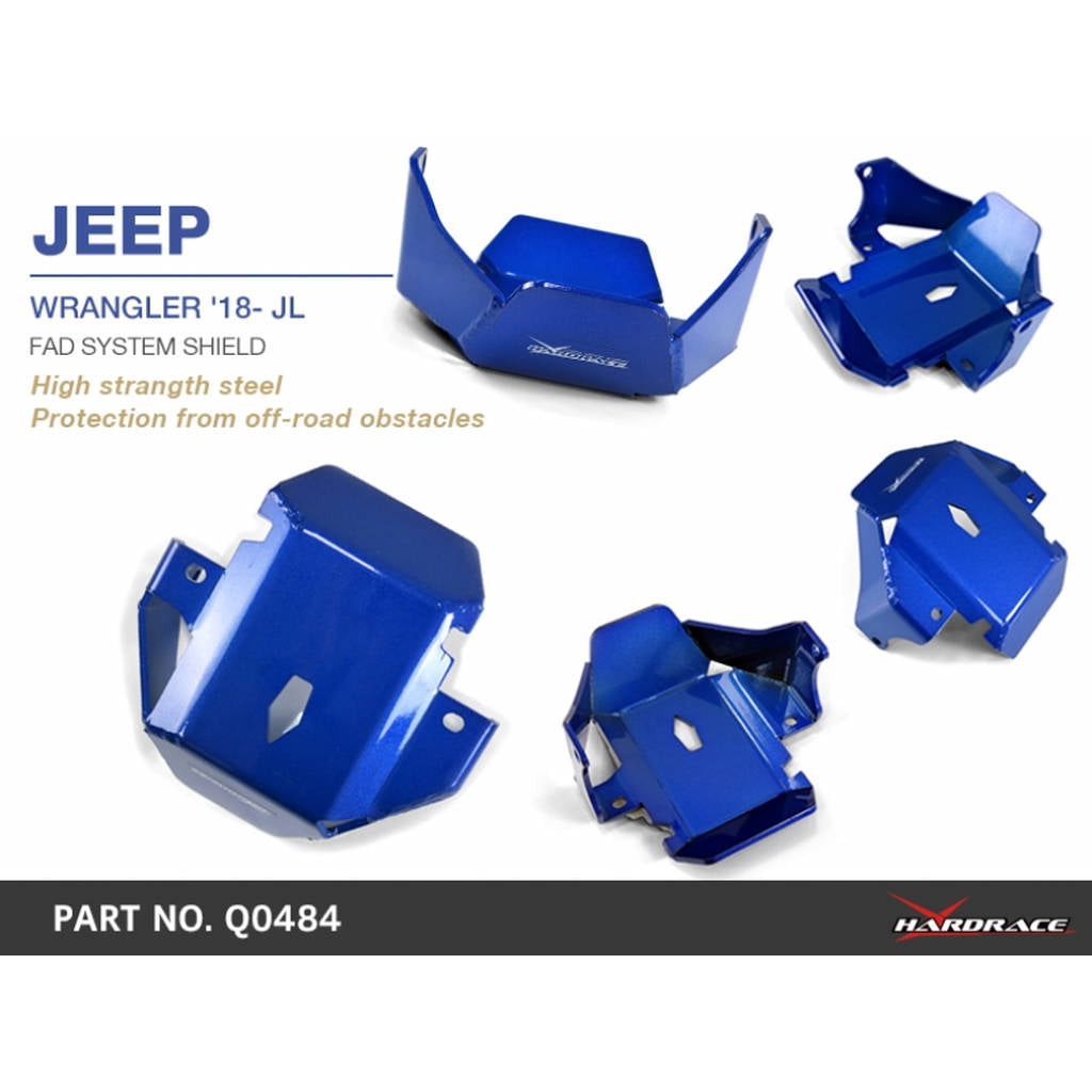HARDRACE Q0484 JEEP WRANGLER '18- JL FAD SYSTEM SHIELD -1PCS/SET Photo-1