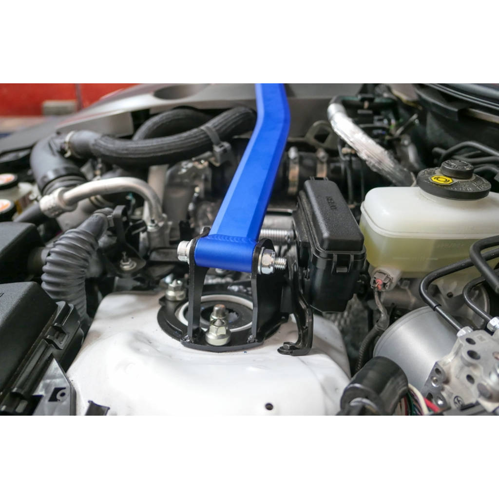 HARDRACE Q0411 LEXUS IS '13- XE30 FRONT STRUT BRACE - 1PCS/SET BREAK CYLINDER STOPPER FUNCTION Photo-5