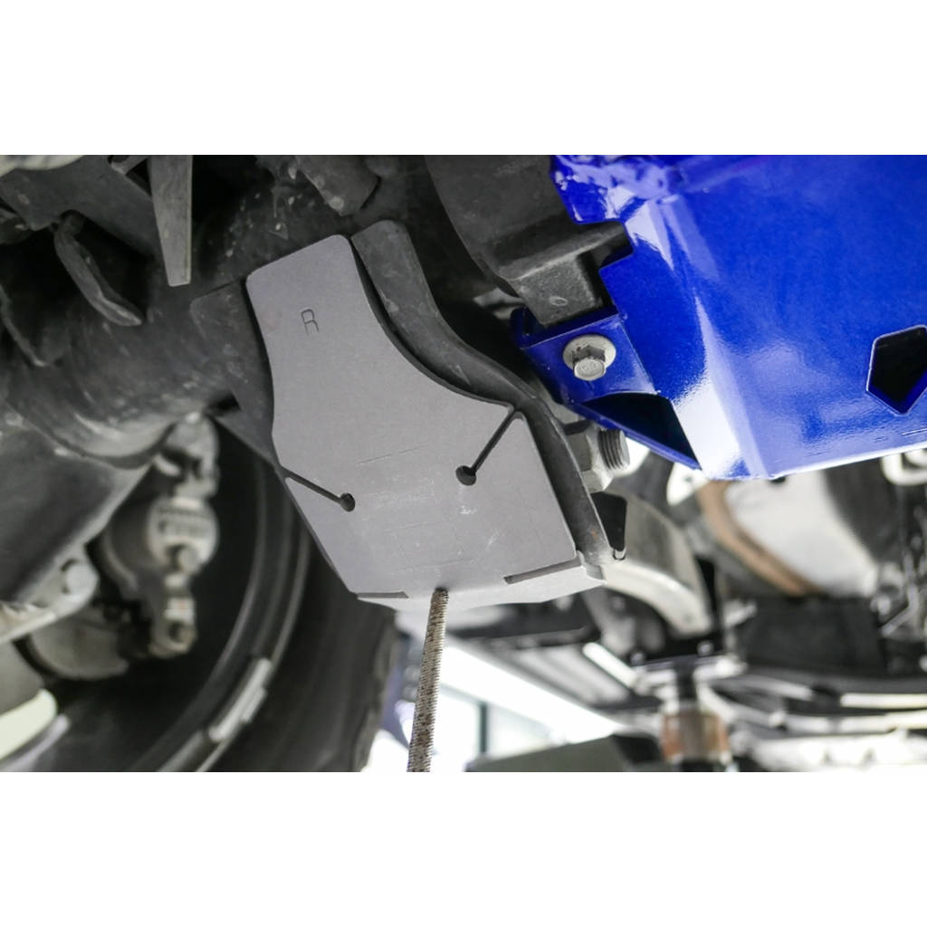 HARDRACE Q0485 JEEP WRANGLER '18- JL FRONT LCA BRACKET SHIELD PLATE - 2PCS/SET Photo-3