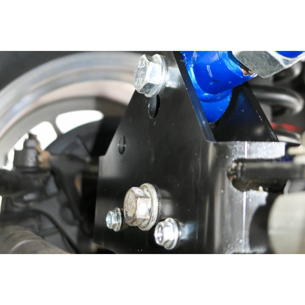 HARDRACE Q0482 JEEP WRANGLER '06-18 JK FRONT TRACK BAR RELOCATION BRACKET - LIFT 4 INCHES - 3PCS/SET Photo-4