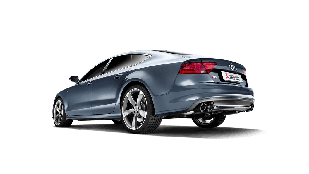 AKRAPOVIC S-AU/TI/6H Evolution Line (Titanium) AUDI S7 Sportback (C7) 2013-2017 ECE Type Approval Photo-2
