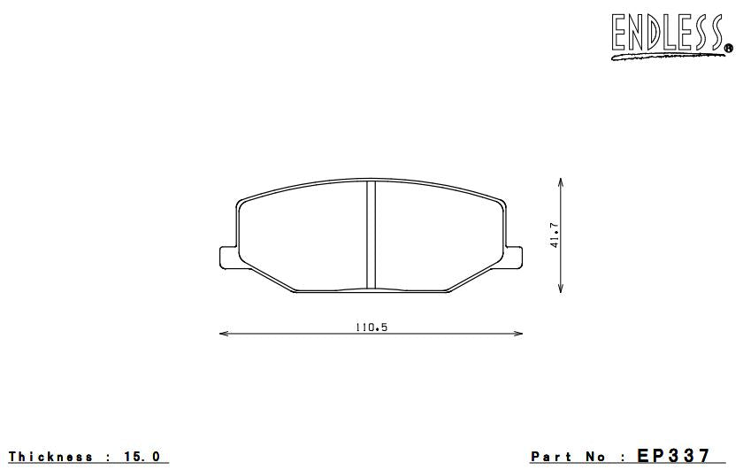 ENDLESS EP337SSY Brake pads Photo-0