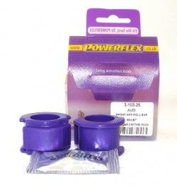 POWERFLEX PFF3-103-25 x2 Front Anti Roll Bar Mount AUDI 80&90(73-96)/Cabriolet (92-00)/Coupe (81-96) Photo-0