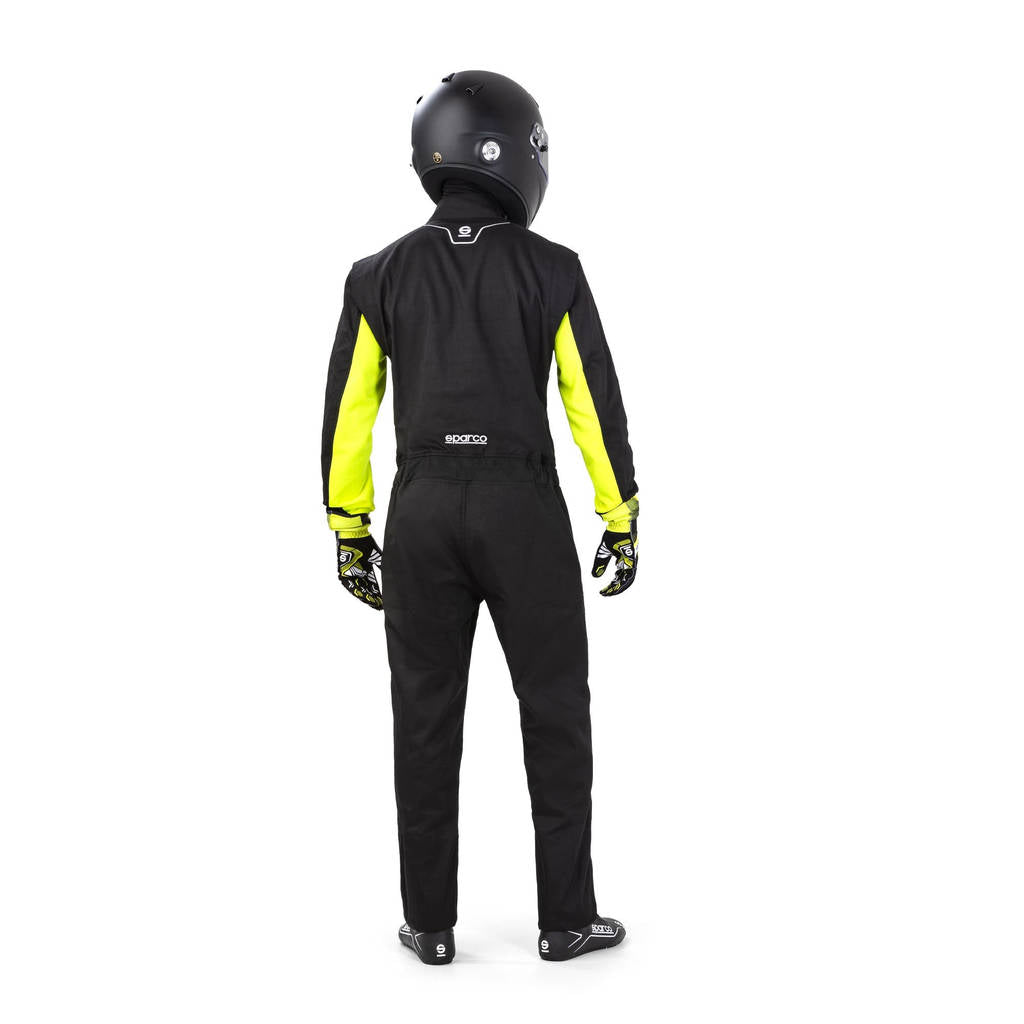 SPARCO 002343NRGF4XL ROOKIE 2020 Kart suit, NOT HOMOLOGATED, black / yellow, size XL Photo-2