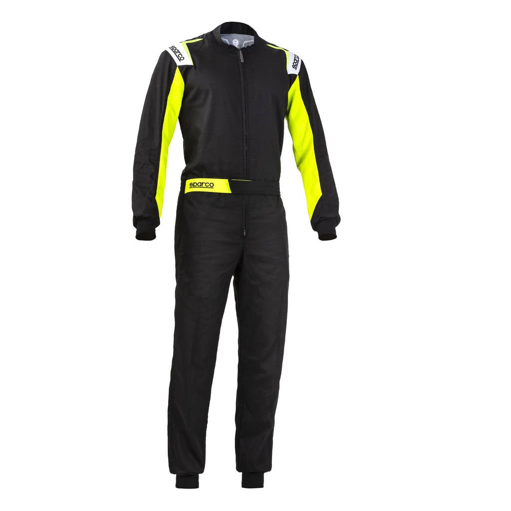 SPARCO 002343NRGF5XXL ROOKIE 2020 Kart suit, NOT HOMOLOGATED, black / yellow, size XXL Photo-0