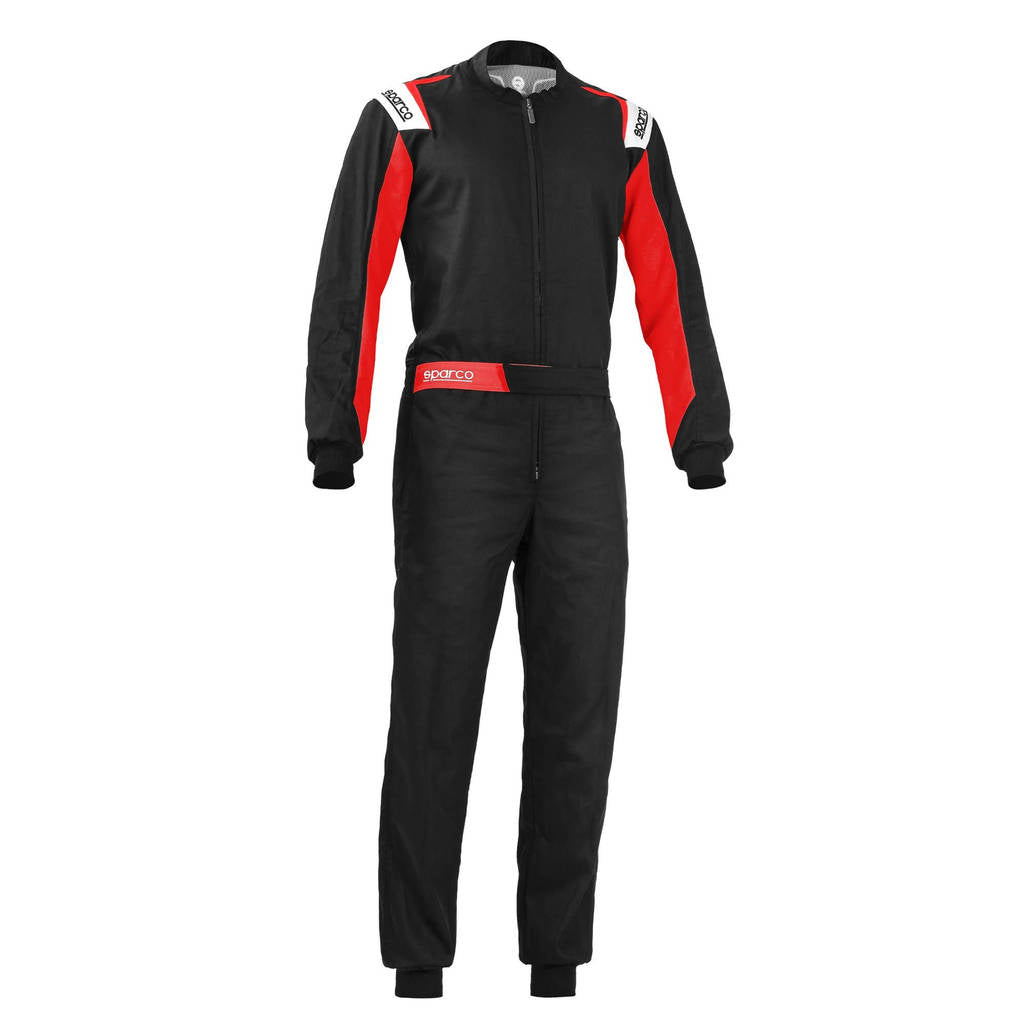 SPARCO 002343NRRS4XL ROOKIE 2020 Kart suit, NOT HOMOLOGATED, black/red, size XL Photo-0